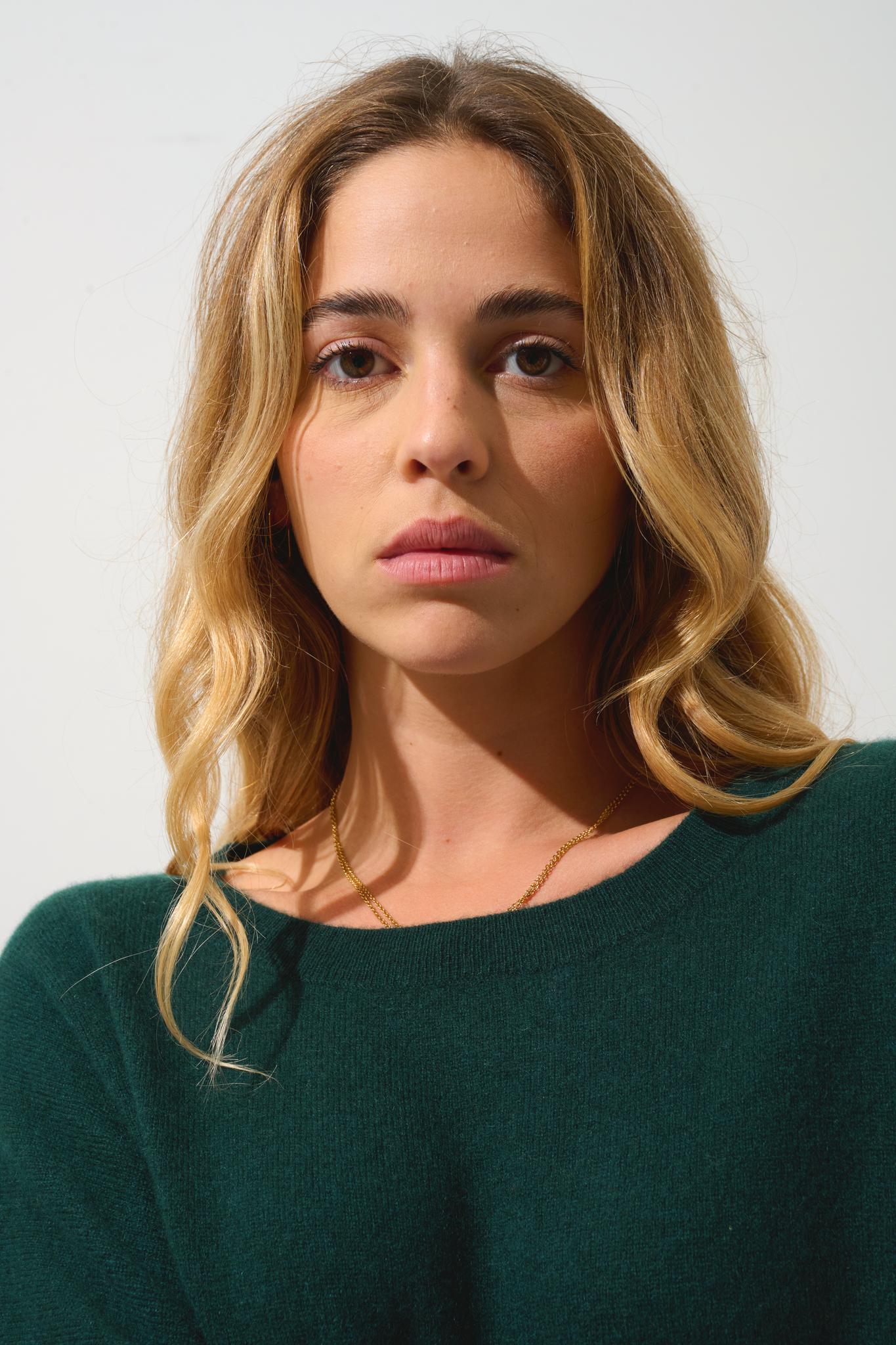 GOLÉON cypress bat sweater 100% cashmere