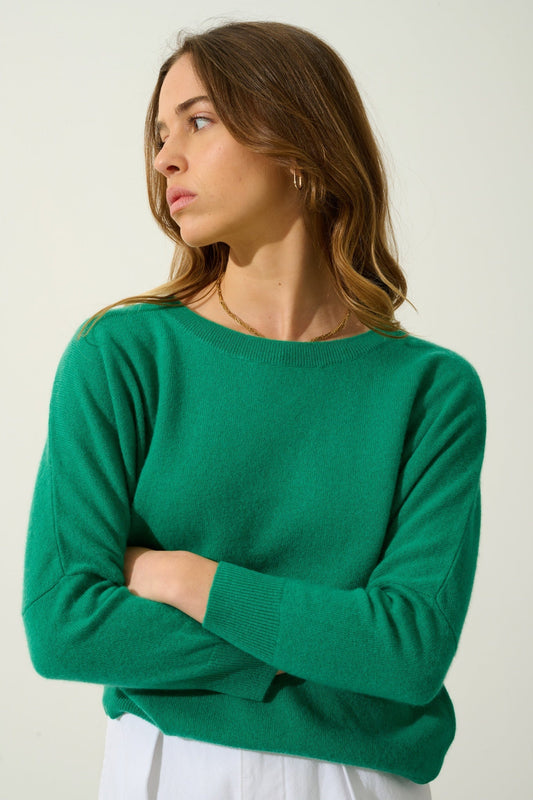 GOLÉON bald sweater mint 100% cashmere