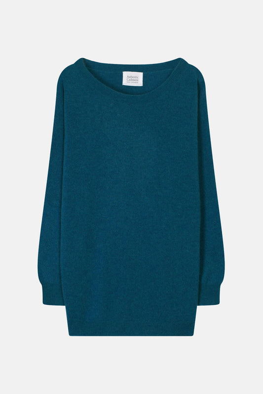 GOLÉON peacock bat sweater 100% cashmere