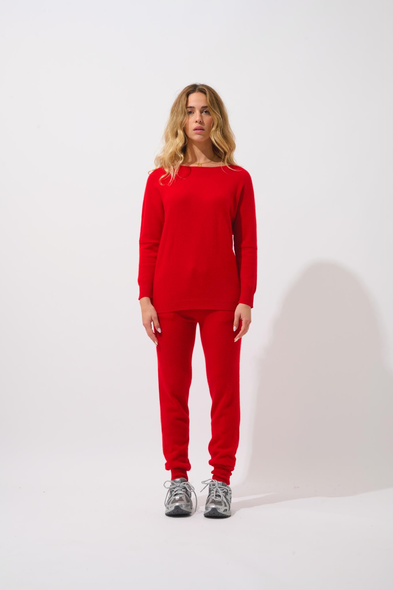 GOLÉON red bat sweater 100% cashmere