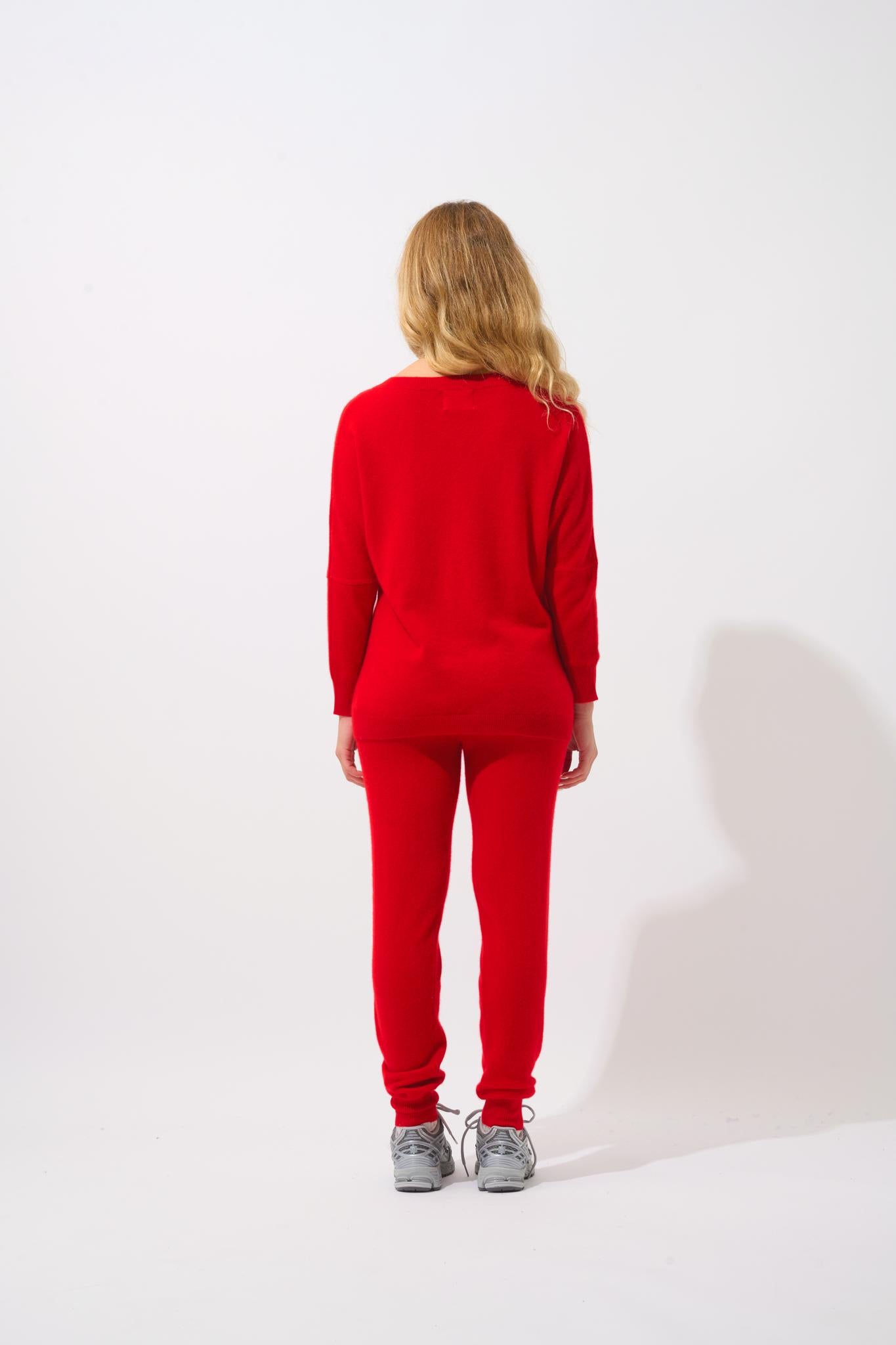 GOLÉON red bat sweater 100% cashmere