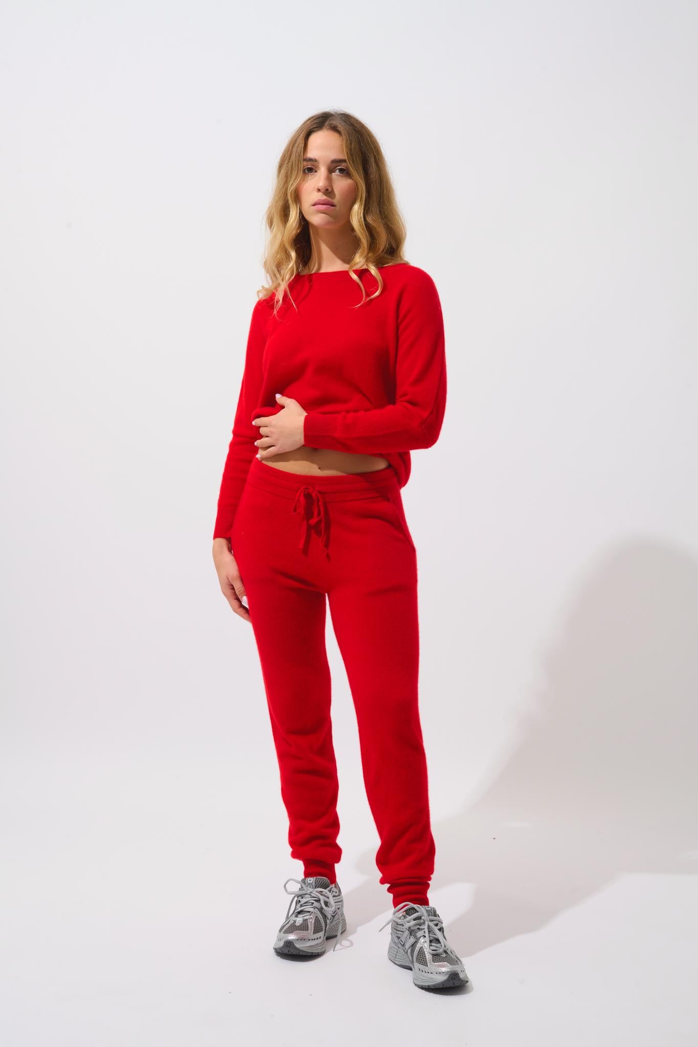 GOLÉON red bat sweater 100% cashmere