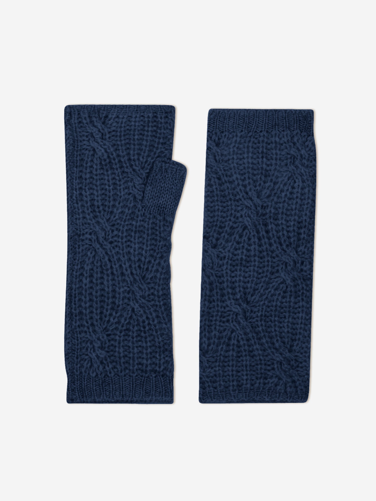 IRIS mitaines 6 fils ocean chiné 100% cachemire