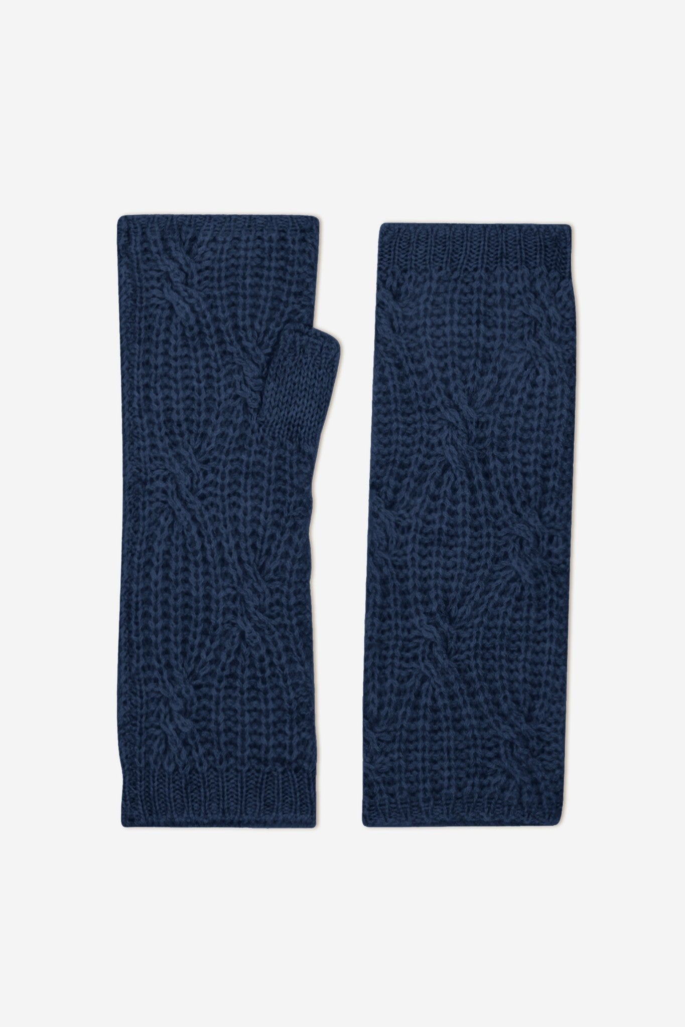 iris mitaines 6 fils ocean chiné 100% cachemire