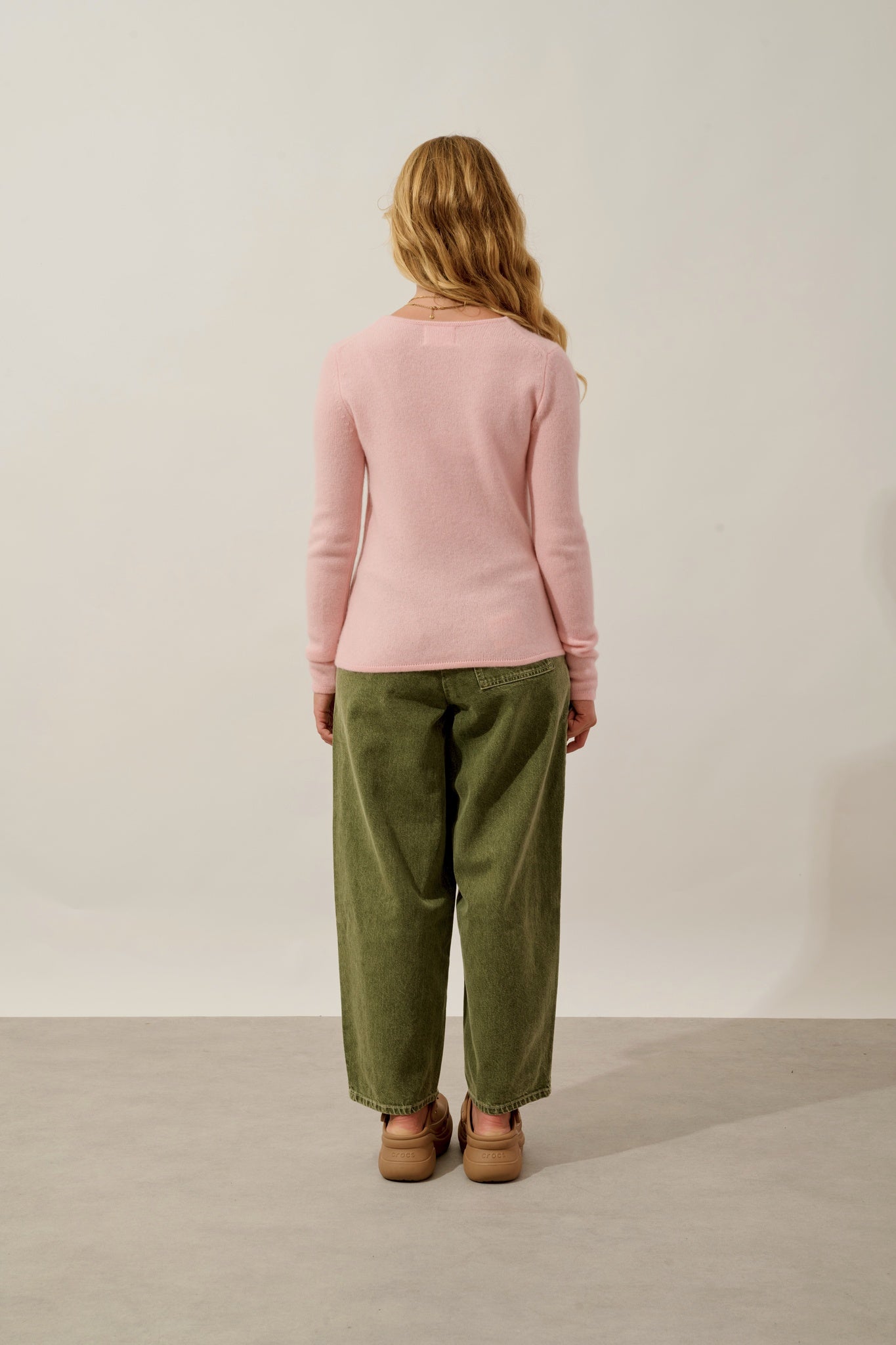 IVY pull col rond 4 fils ballerine 100% cachemire