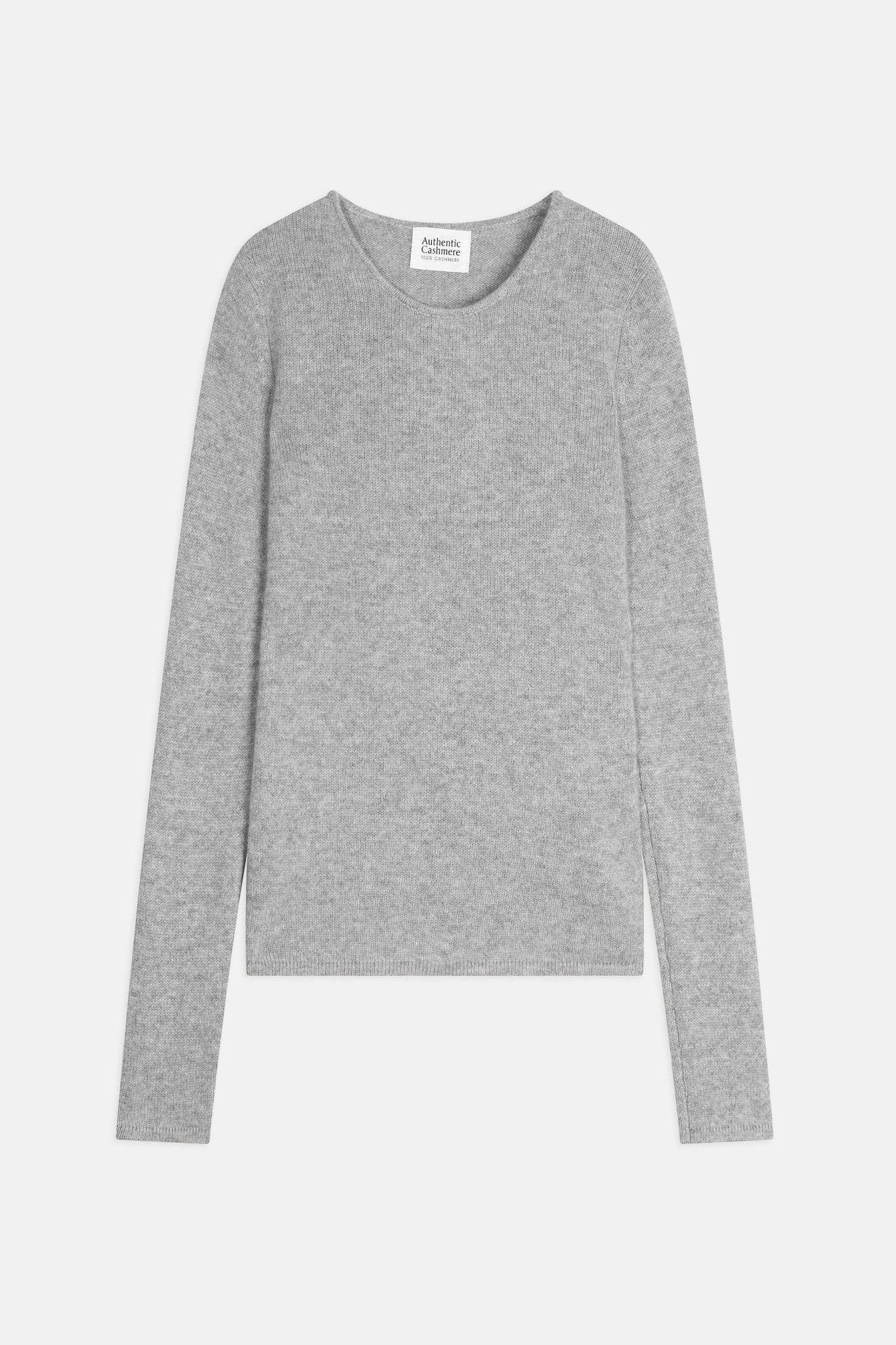 ivy pull col rond 4 fils nuage chiné 100% cachemire