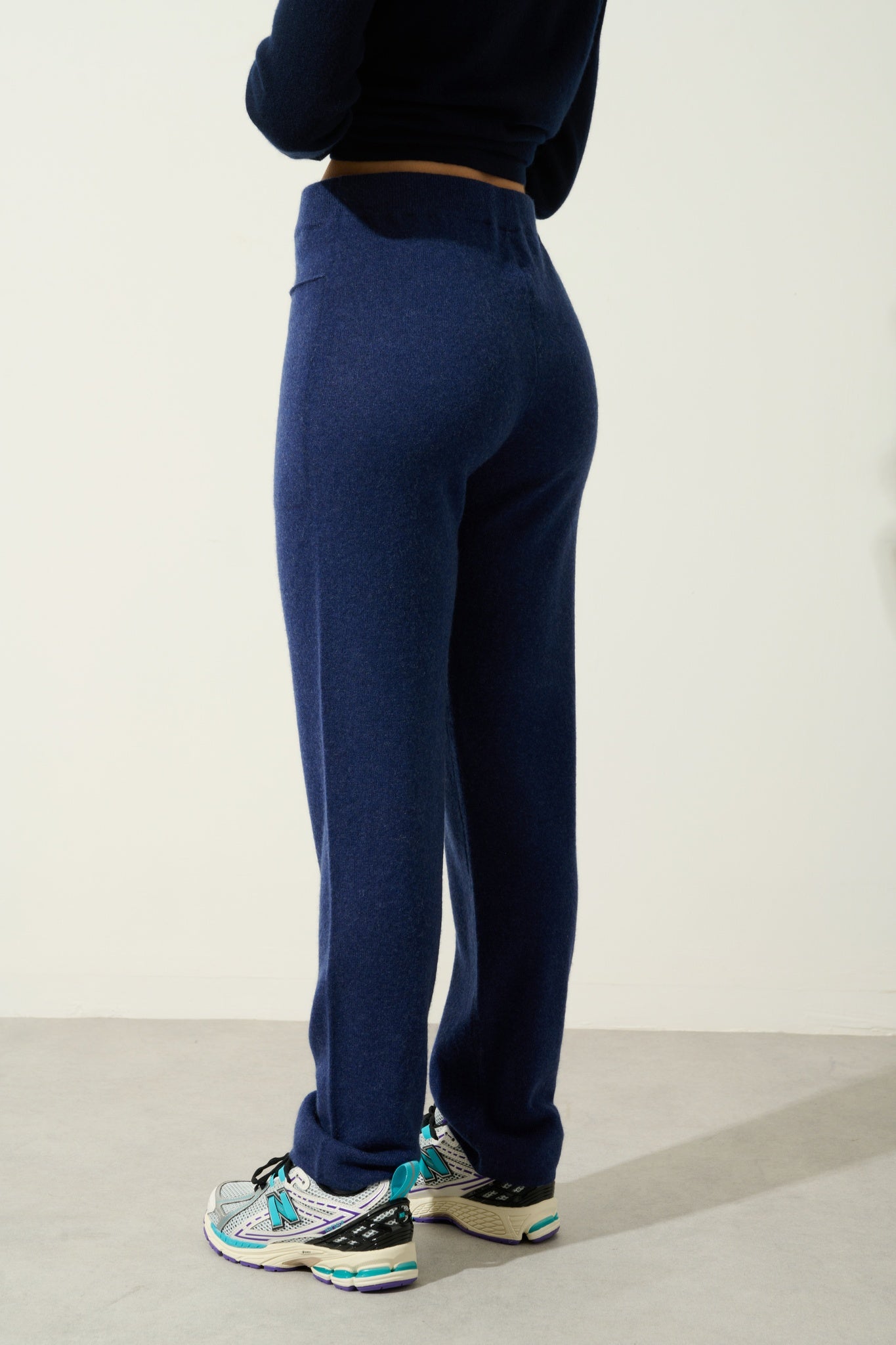 JIGME jogging bleu nuit 100% cachemire