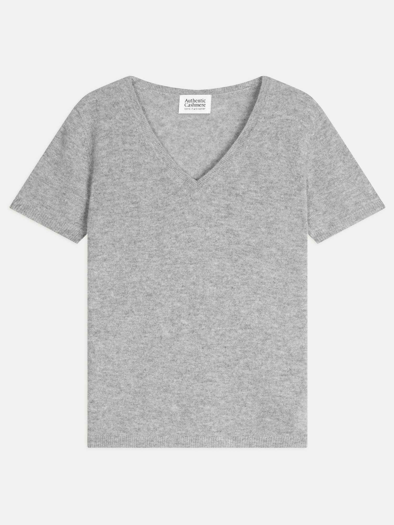 KALI thirt col v nuage chiné 100% cachemire