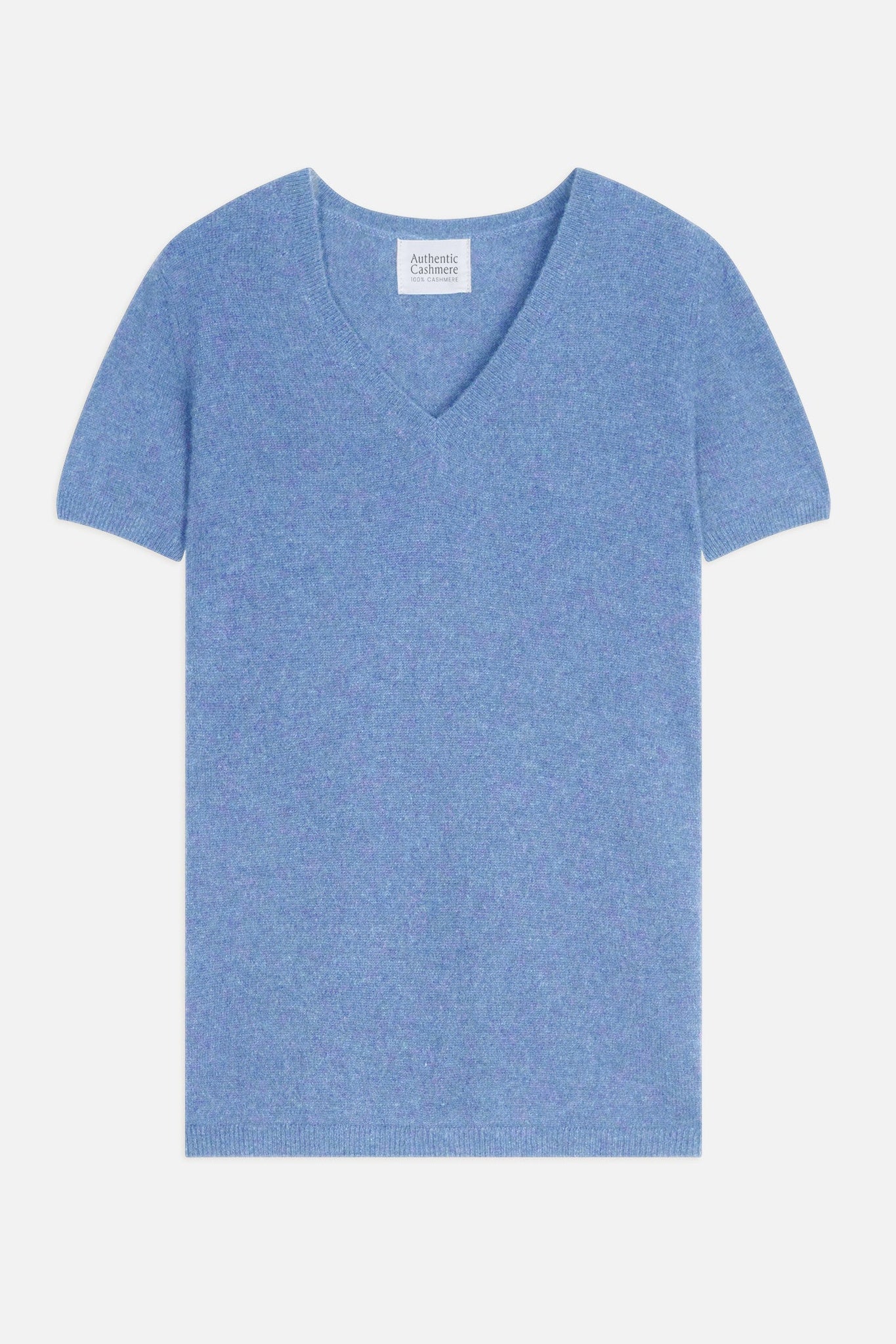 KALI thirt v-neck sky 100% cashmere