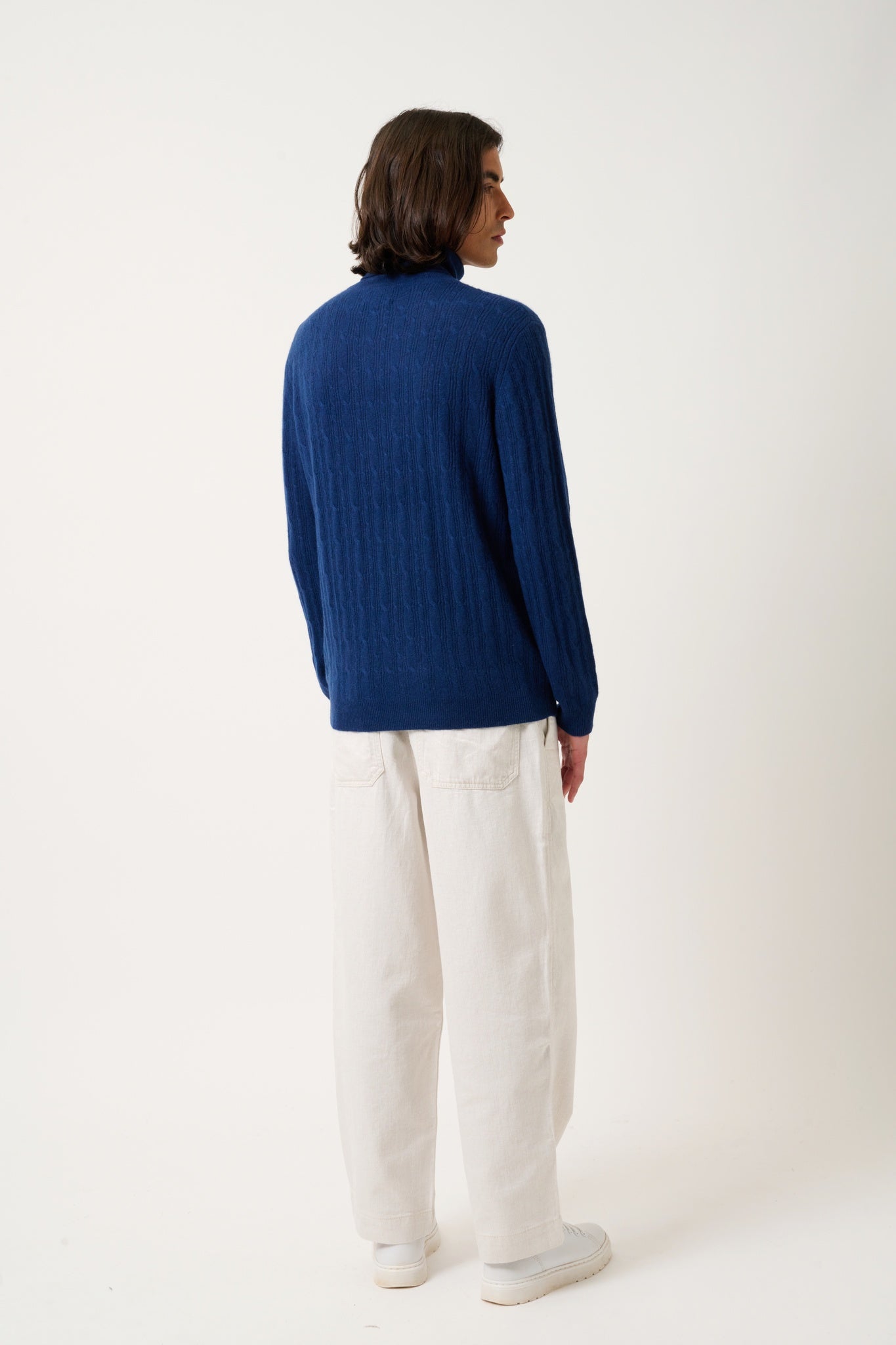 KONA Rollkragenpullover Mitternacht 100% Kaschmir