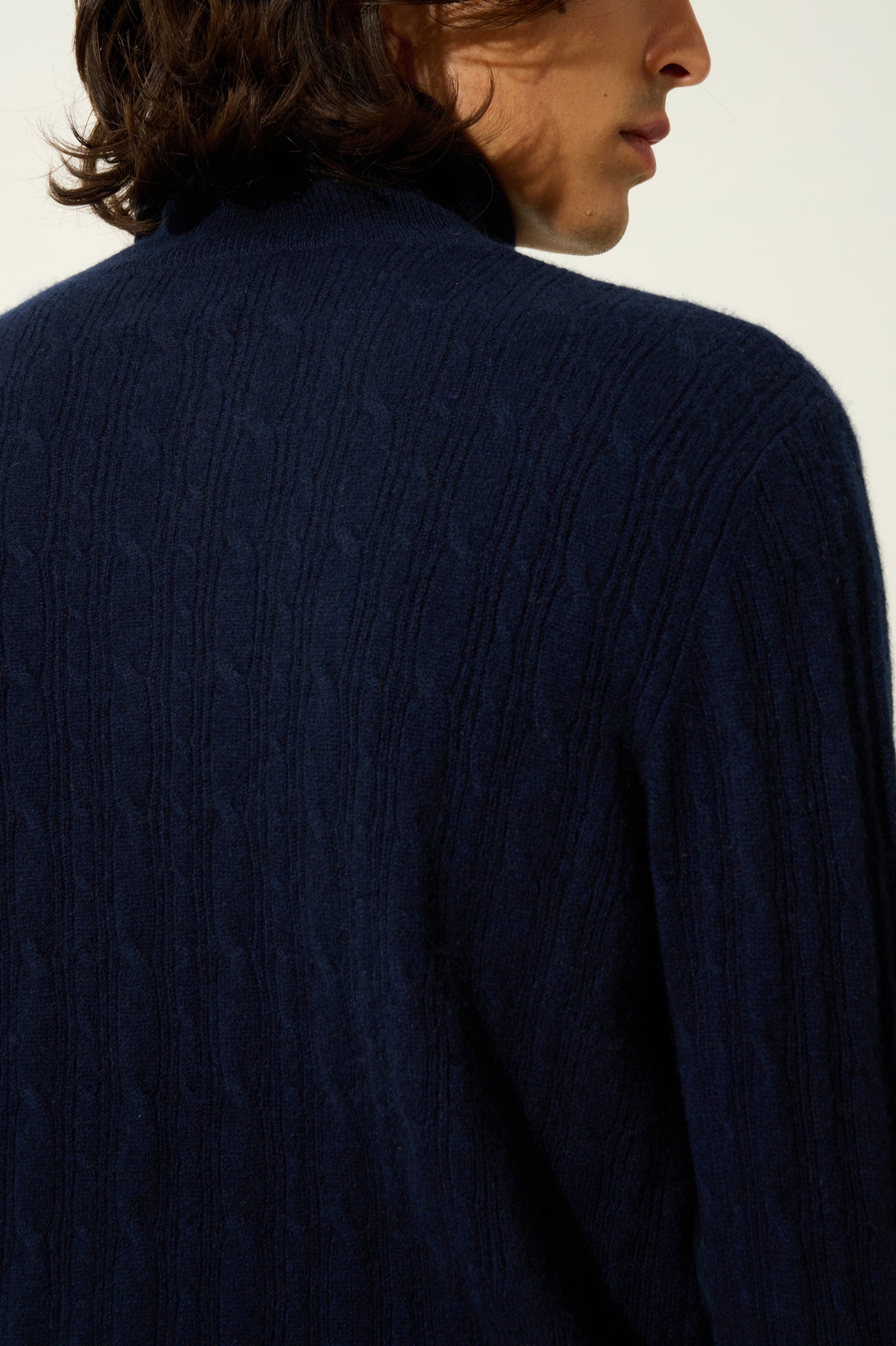 KONA Rollkragenpullover navy 100% Kaschmir