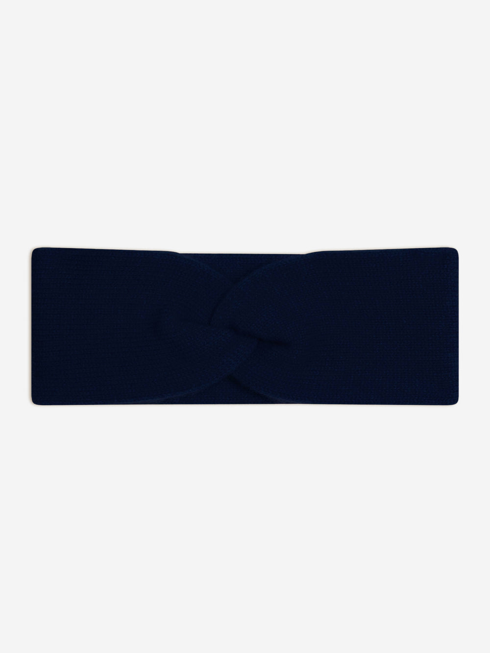 LANA bandeau 4 fils navy 100% cachemire