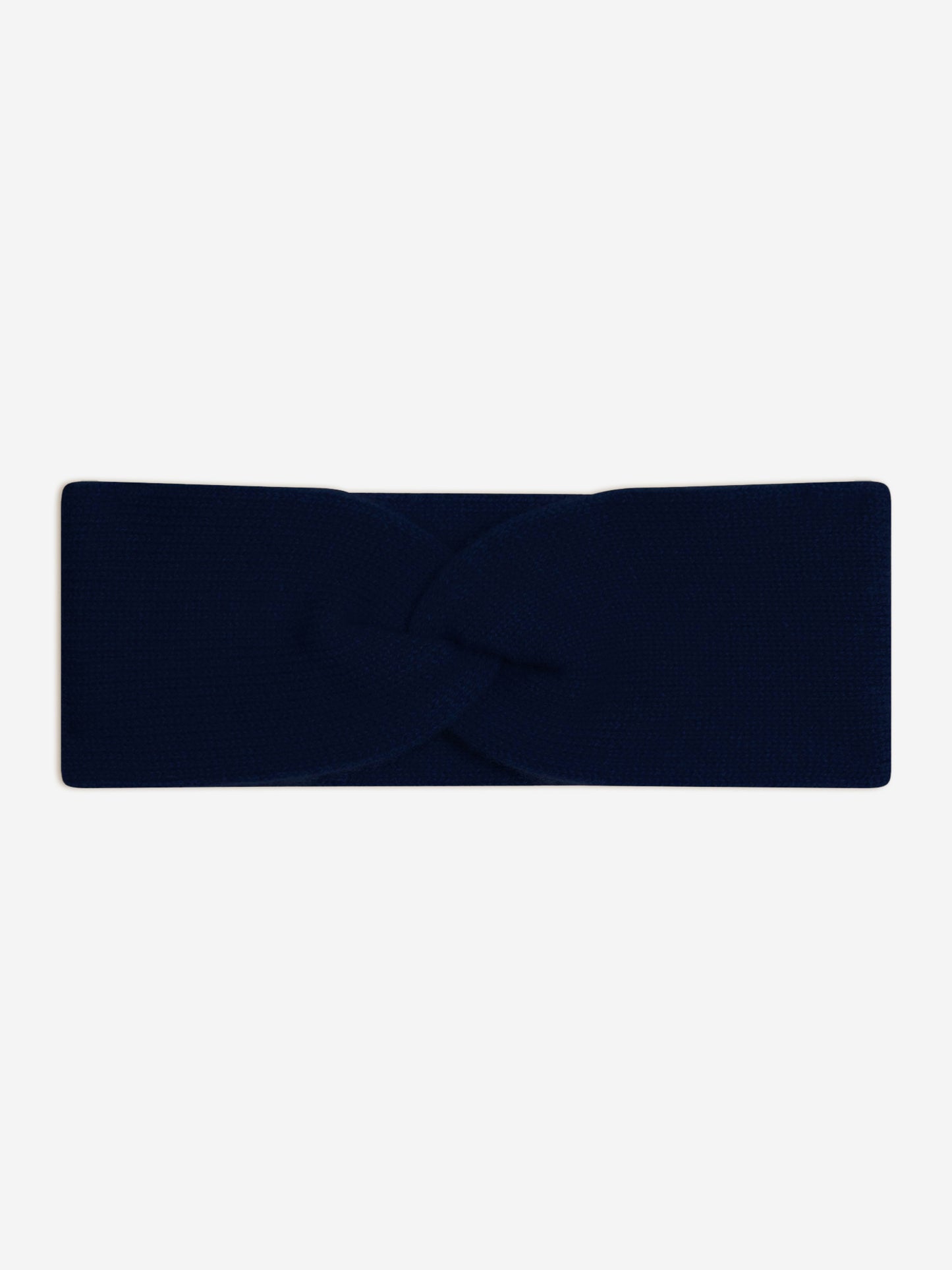 LANA bandeau 4 fils navy 100% cachemire