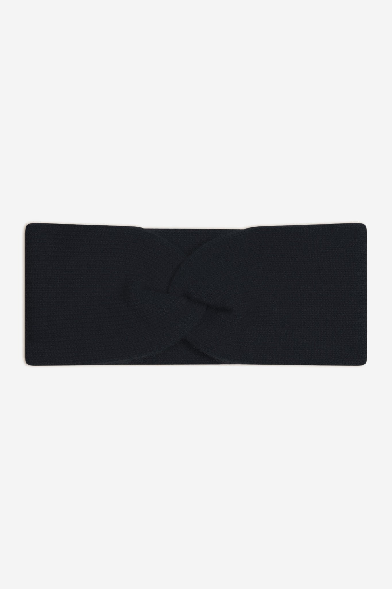 lana bandeau 4 fils noir 100% cachemire