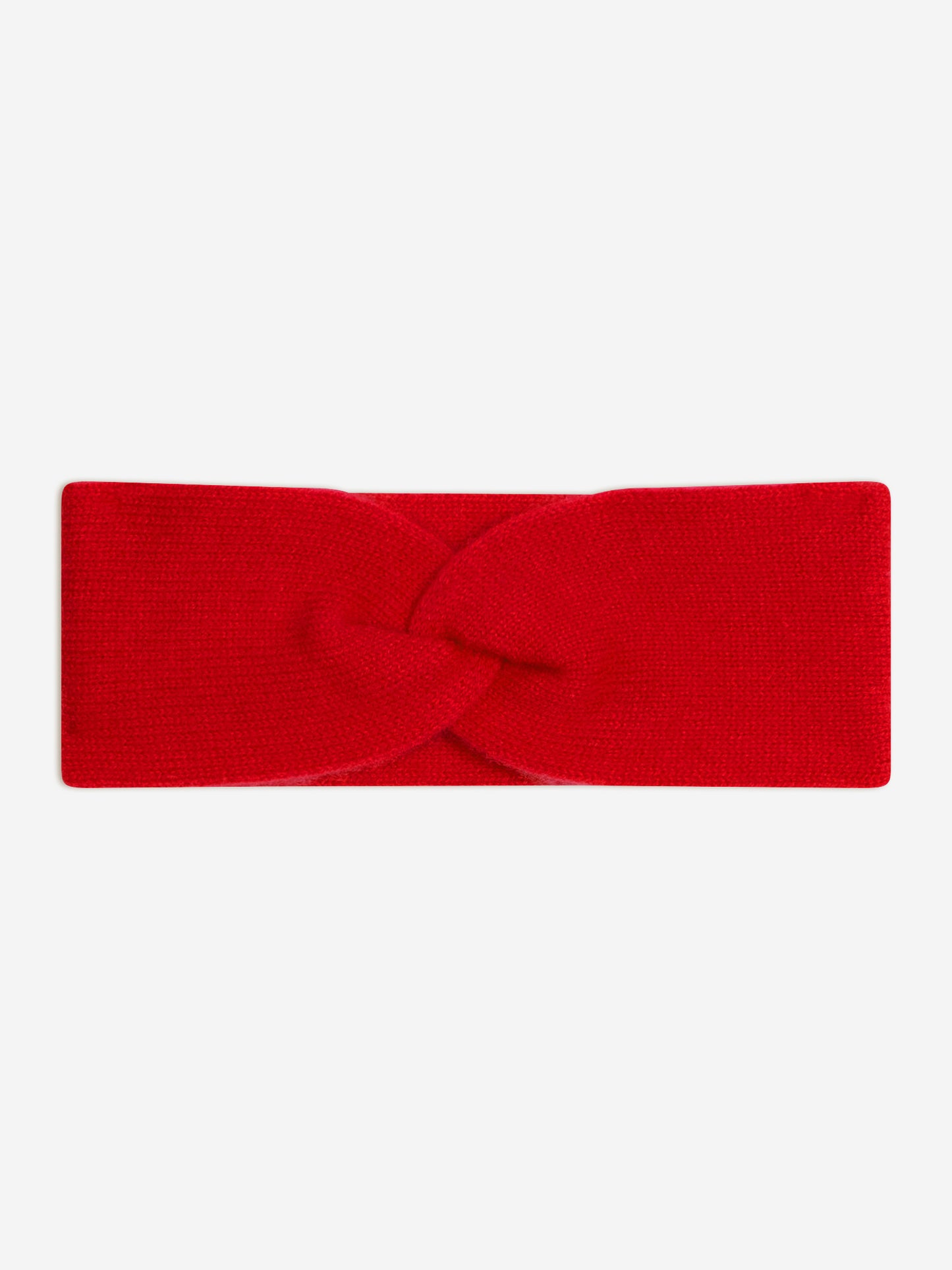 LANA bandeau 4 fils rouge 100% cachemire