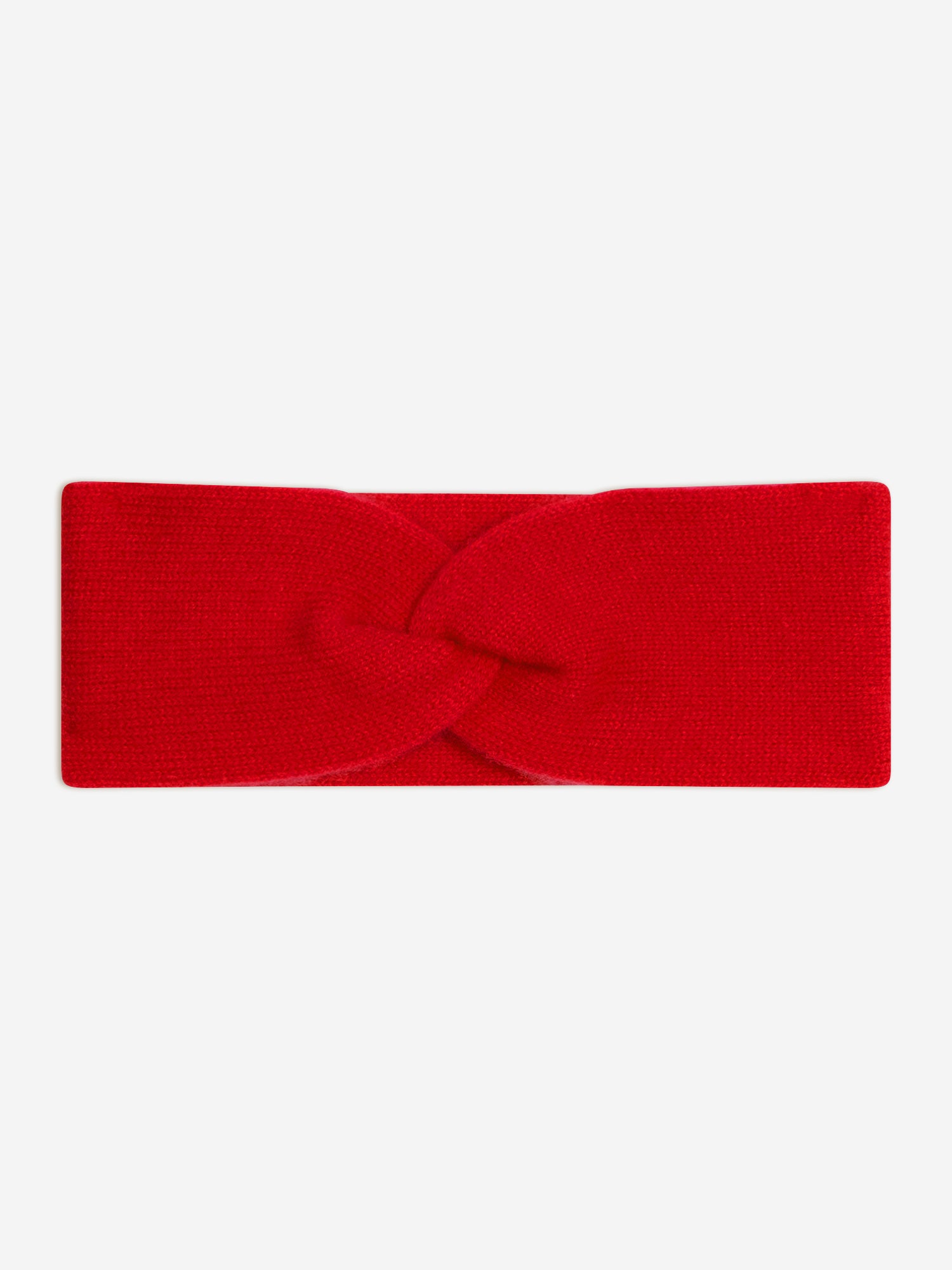 LANA bandeau 4 fils rouge 100% cachemire