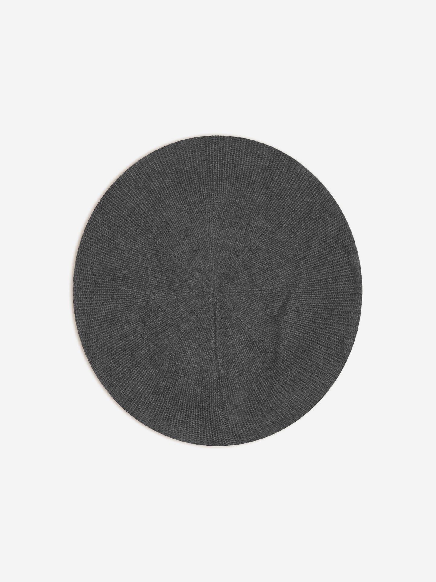 LIWI béret 4 fils anthracite chiné 100% cachemire