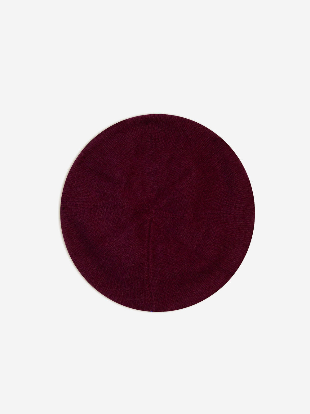 LIWI 4-thread burgundy beret 100% cashmere