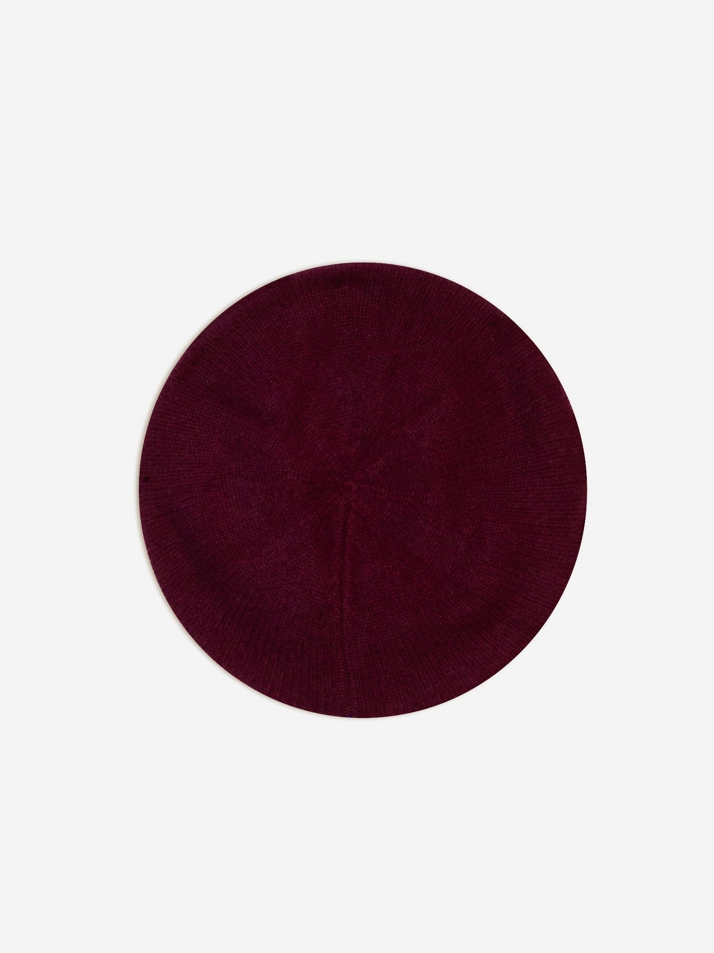 LIWI 4-thread burgundy beret 100% cashmere