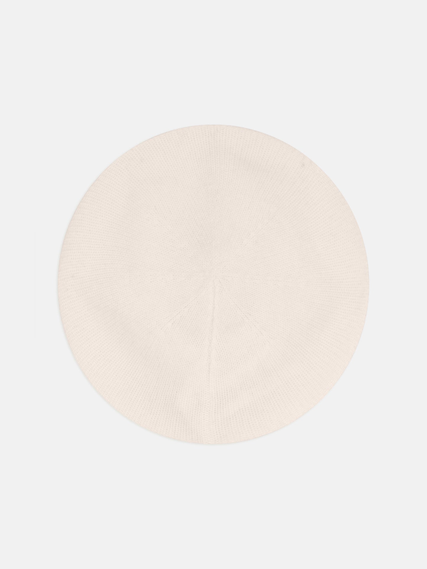 LIWI béret 4 fils ivoire 100% cachemire
