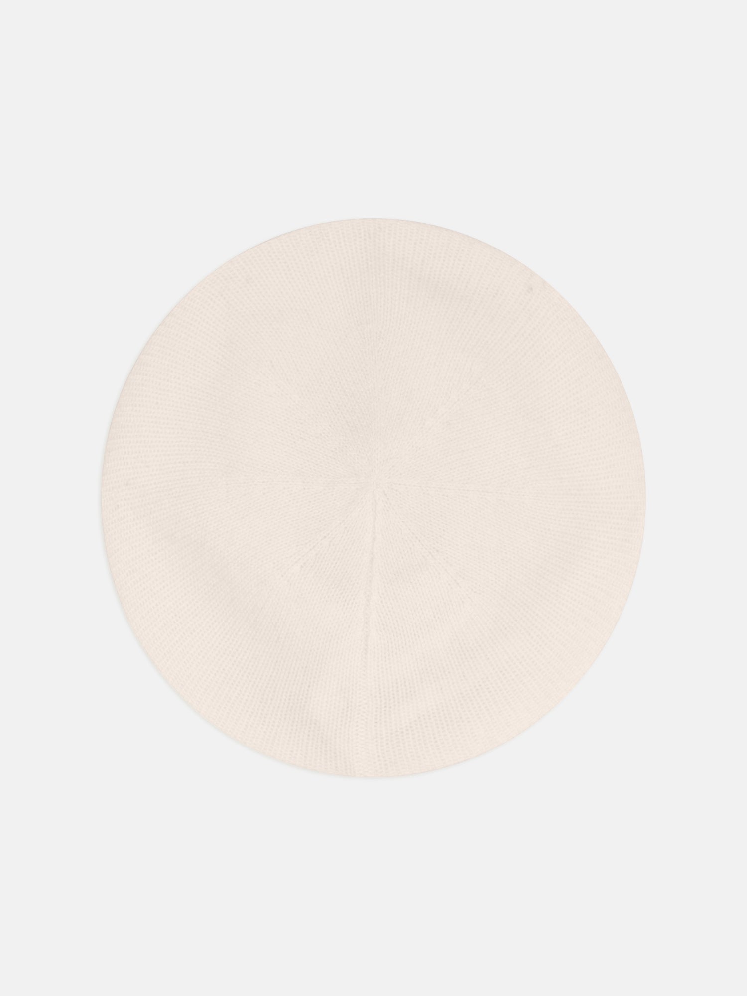 LIWI béret 4 fils ivoire 100% cachemire