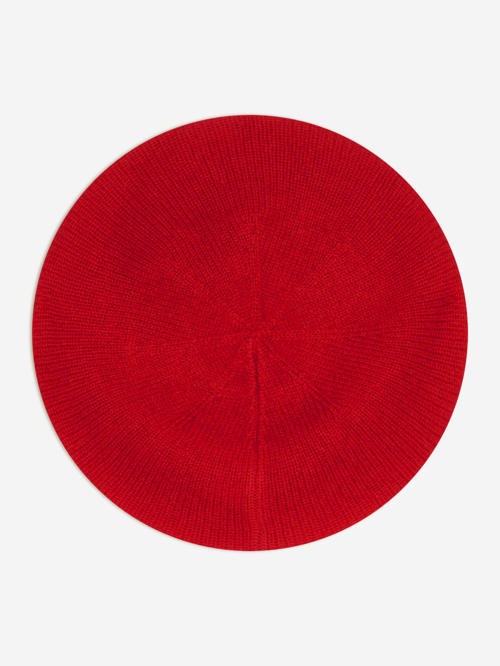 LIWI béret 4 fils rouge 100% cachemire