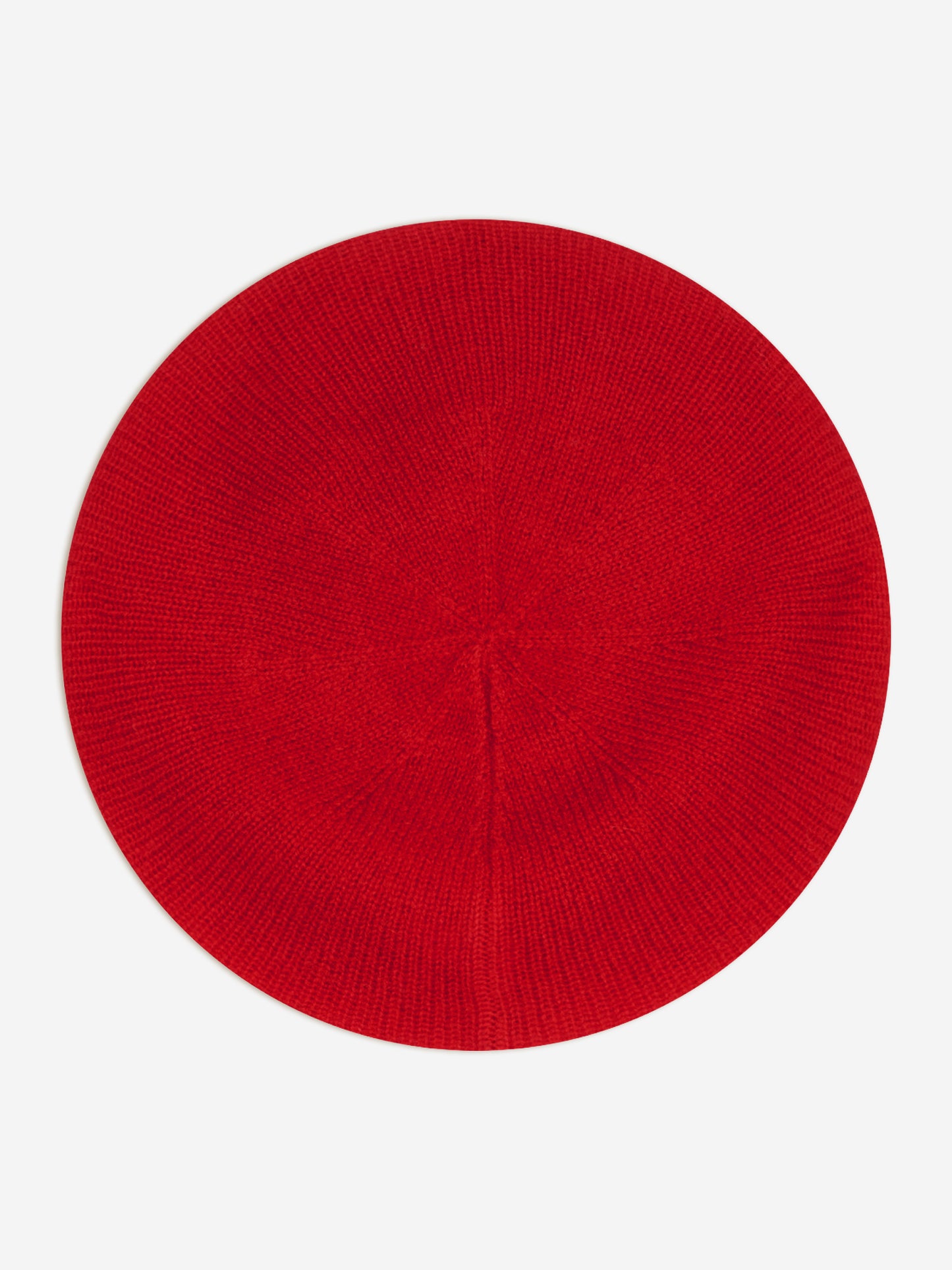 LIWI béret 4 fils rouge 100% cachemire