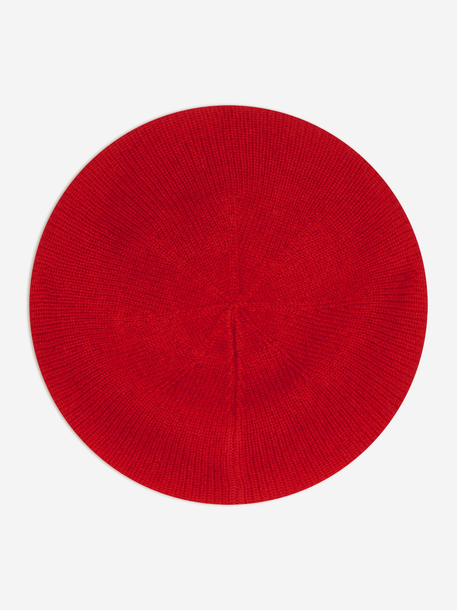 LIWI béret 4 fils rouge 100% cachemire