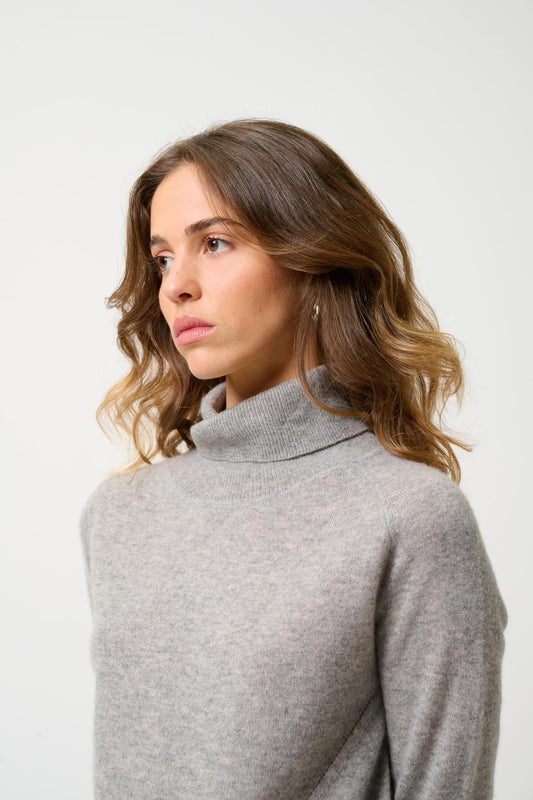 MADELINE cloud turtleneck sweater 100% cashmere