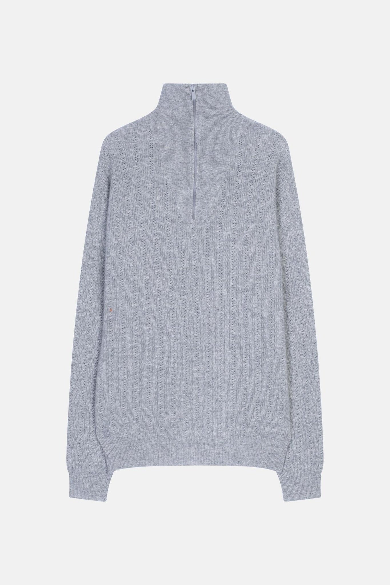 MARIE pull camionneur nuage chiné 100% cachemire