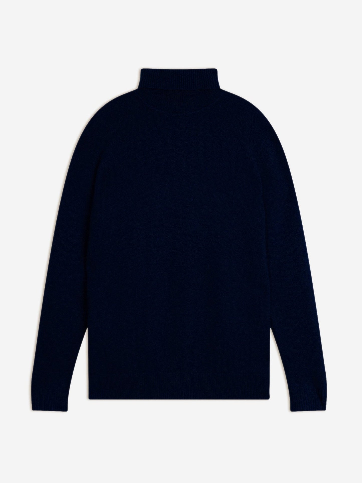 martin pull col roulé 4 fils navy 100% cachemire