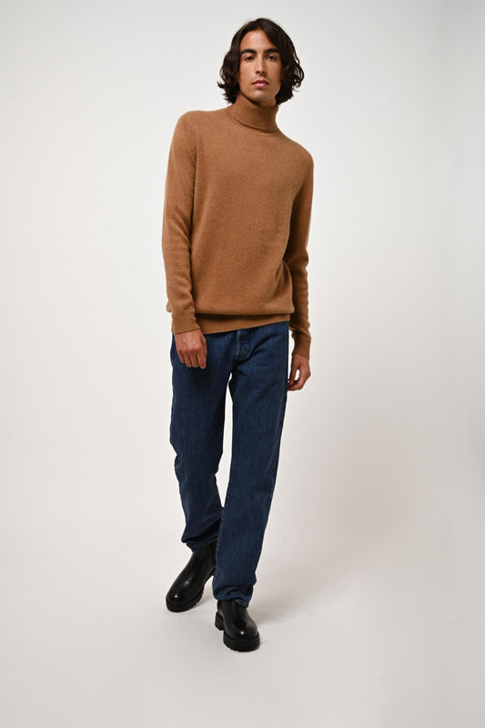 MARTIN 4-thread cashmere turtleneck sweater 100% cashmere