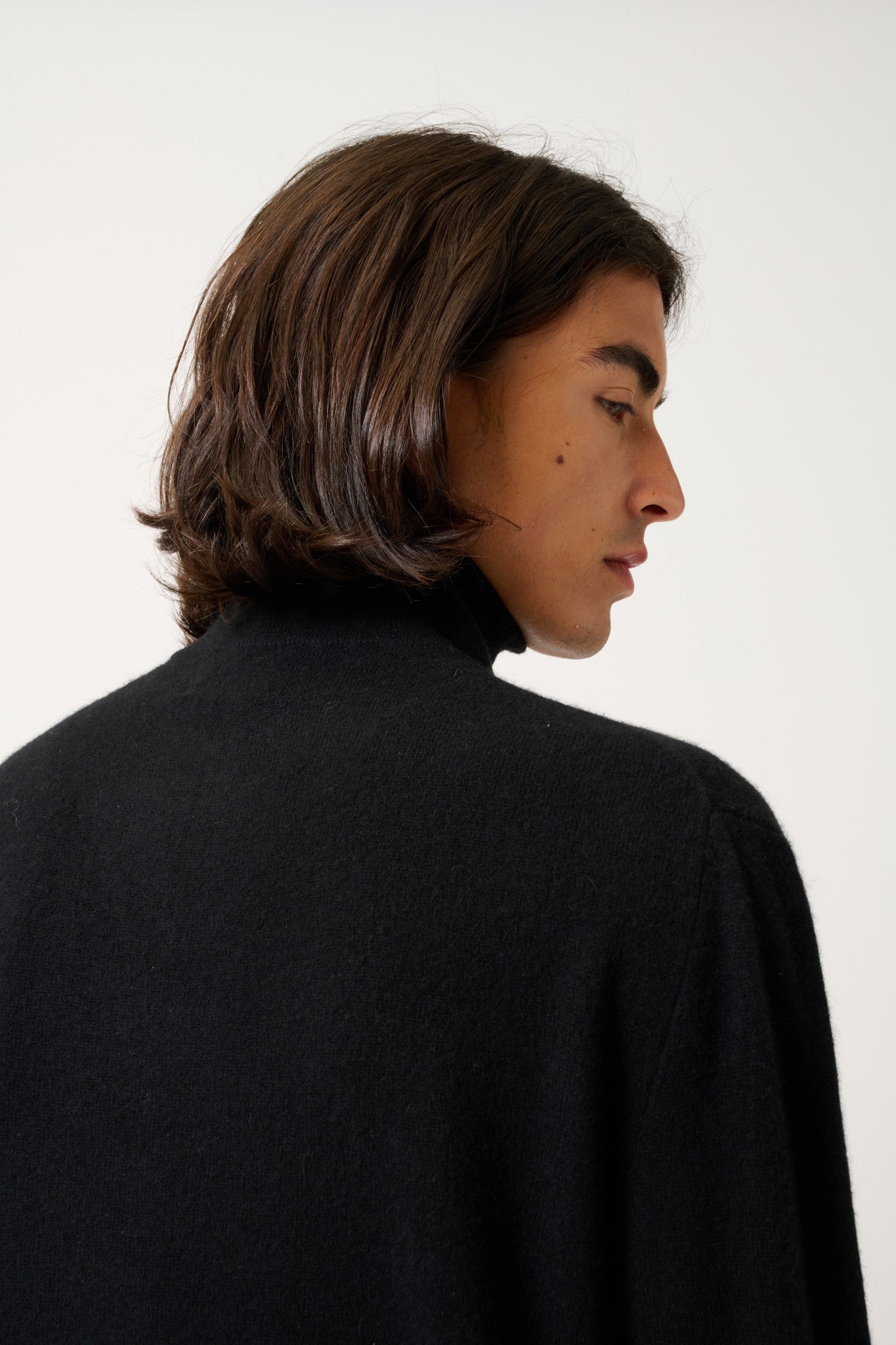 noemie pull camionneur noir 100% cachemire