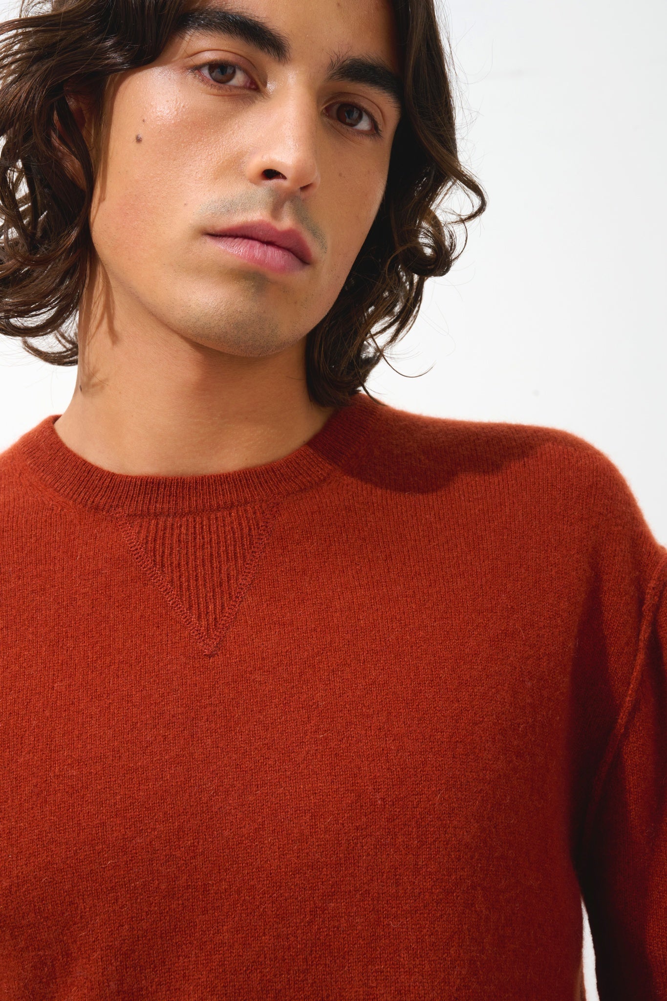 NOLAN Pullover mit Rundhalsausschnitt Eichhörnchen 100% Kaschmir