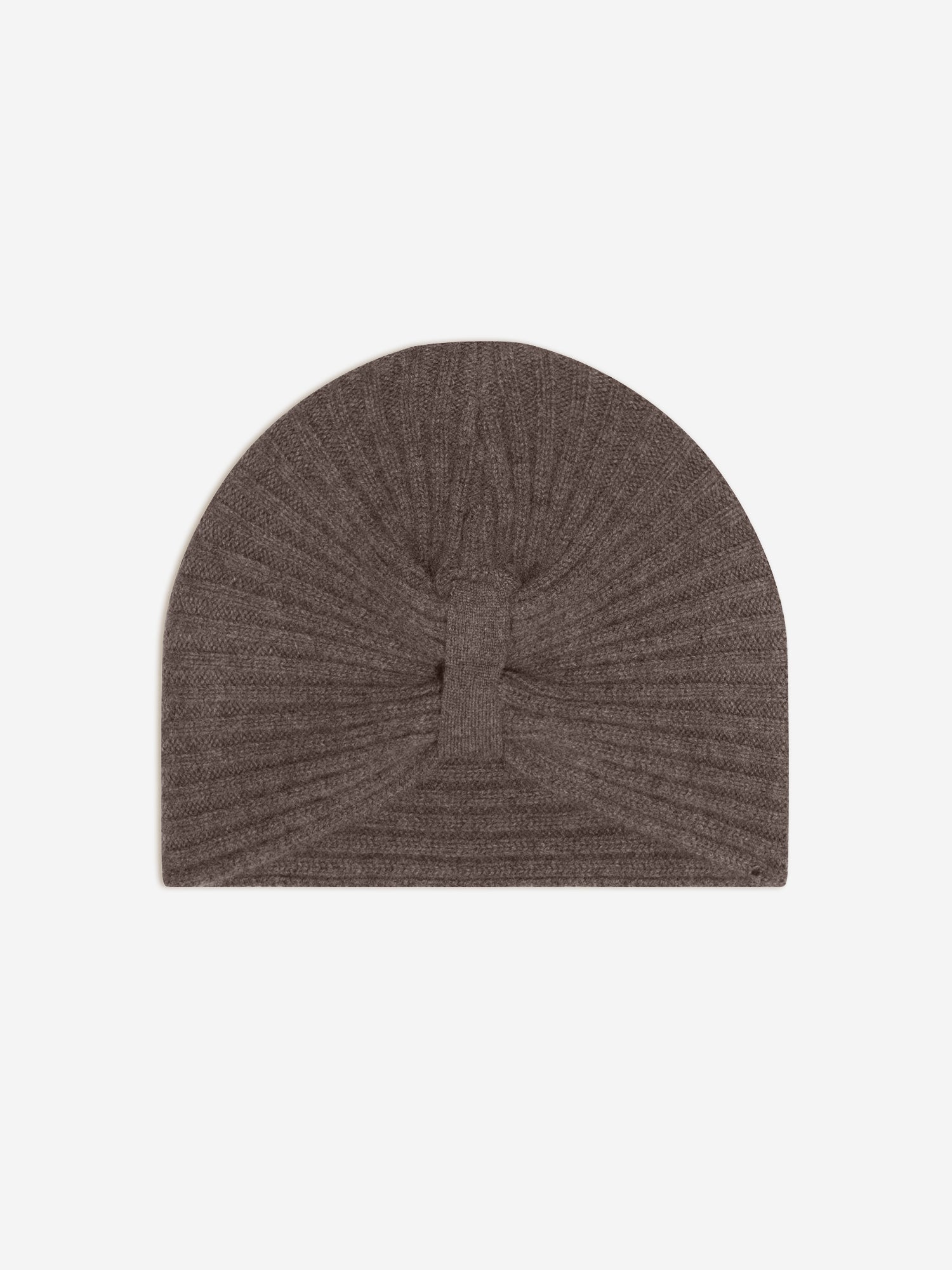 PETRE bonnet 6 fils taupe chiné 100% cachemire