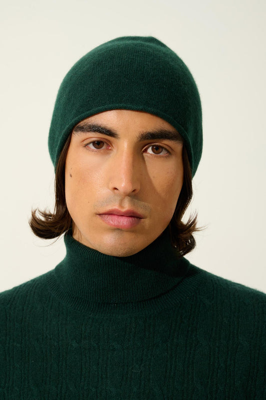 PINIER cypress bonnet 100% cashmere