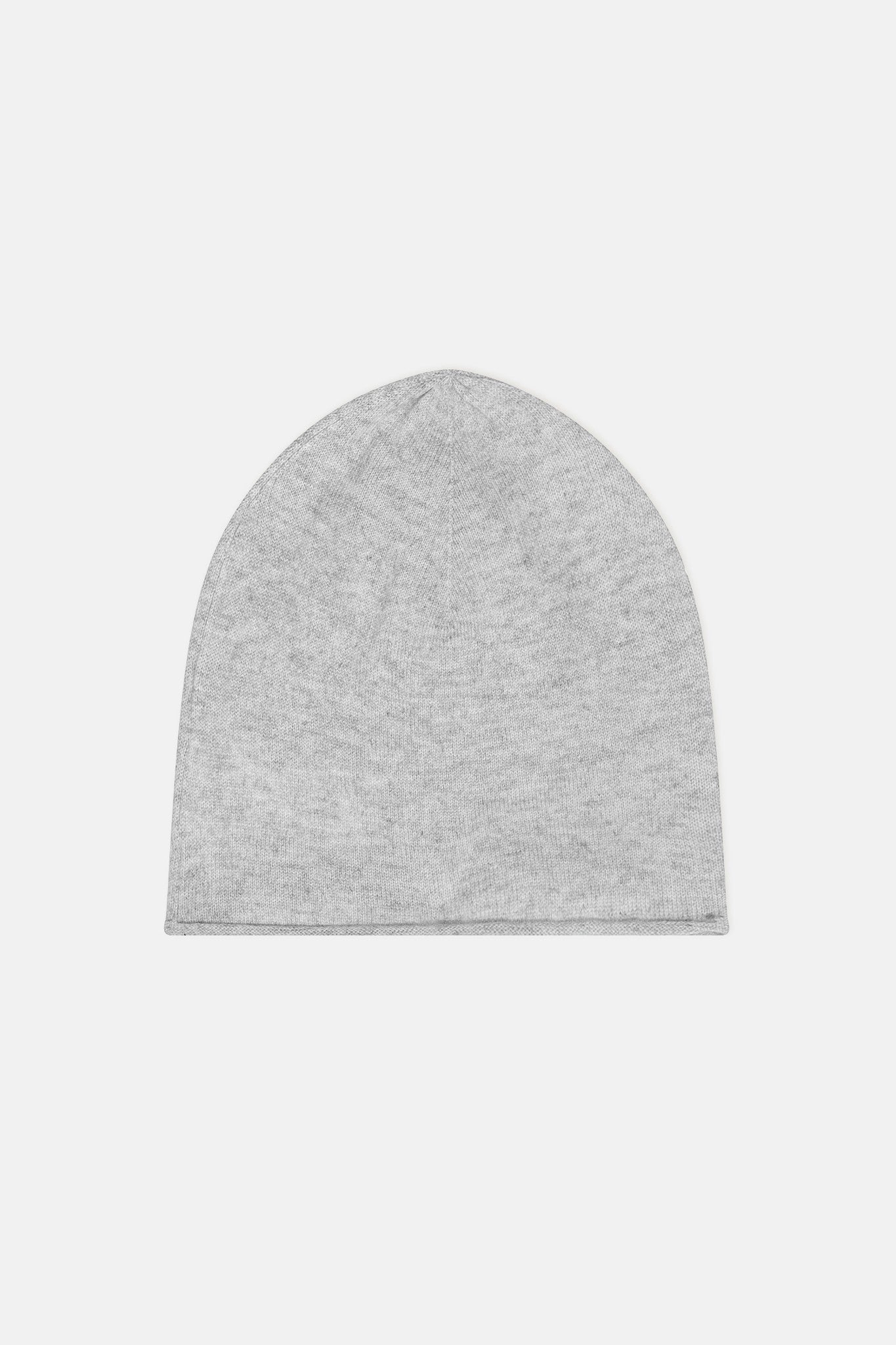 pinier bonnet glacier chiné 100% cachemire