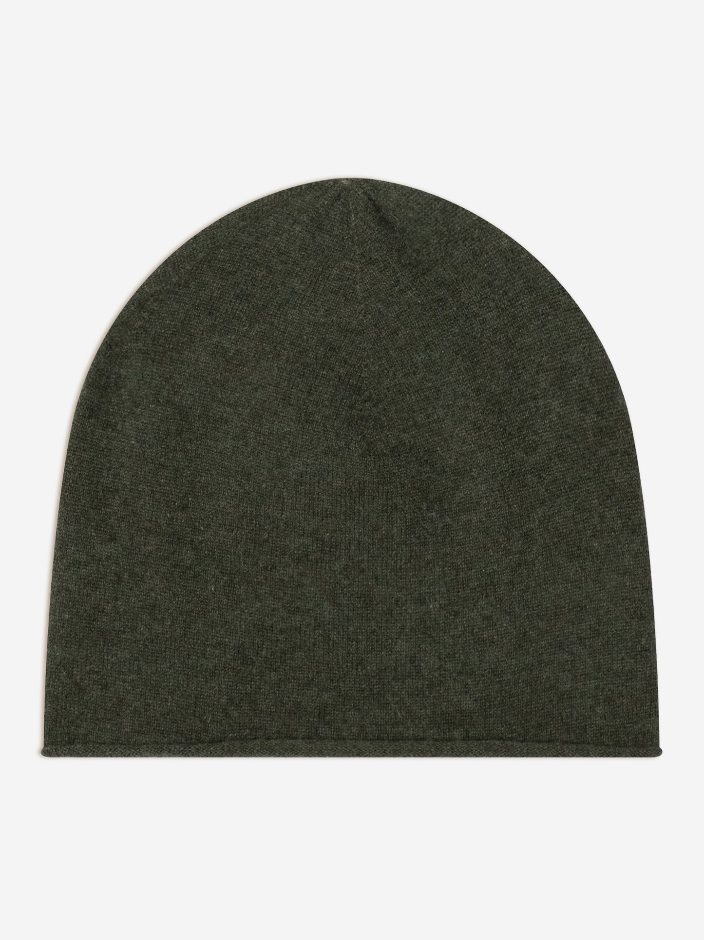 PINIER Mütze khaki meliert 100% Kaschmir