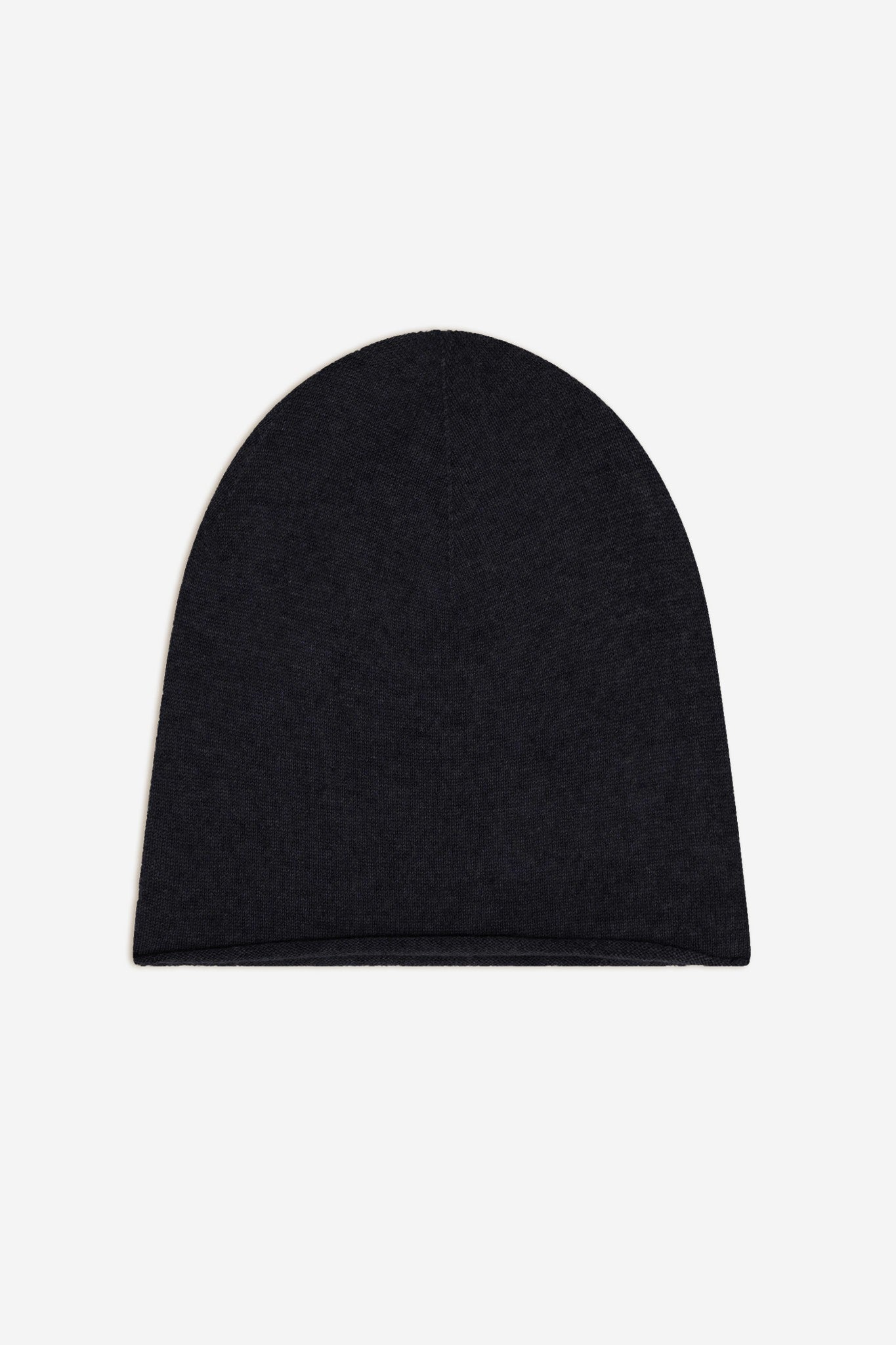 pinier bonnet noir chiné 100% cachemire