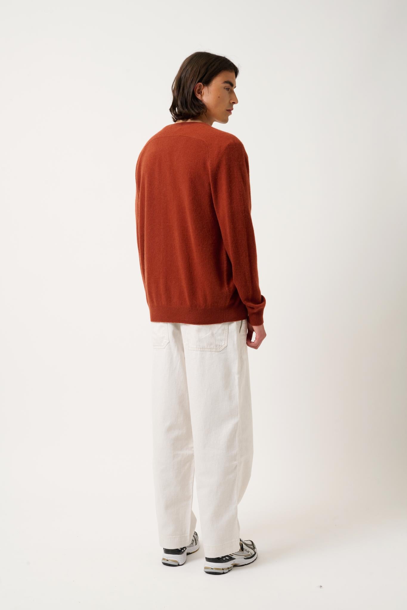 PIPA cardigan v-neck squirrel 100% cashmere