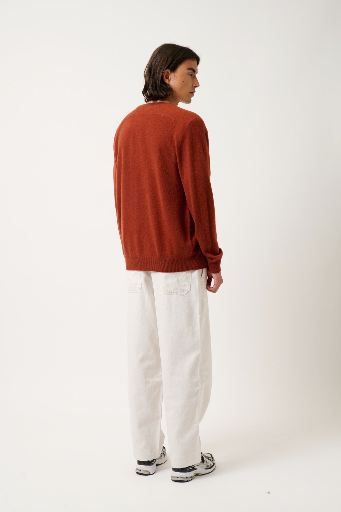 PIPA cardigan v-neck squirrel 100% cashmere