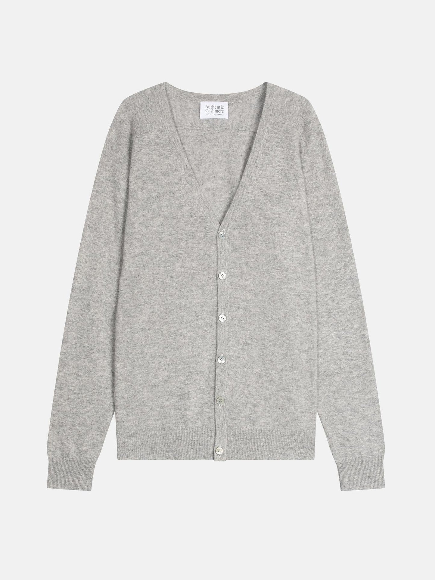 PIPA cardigan col v nuage chiné 100% cachemire