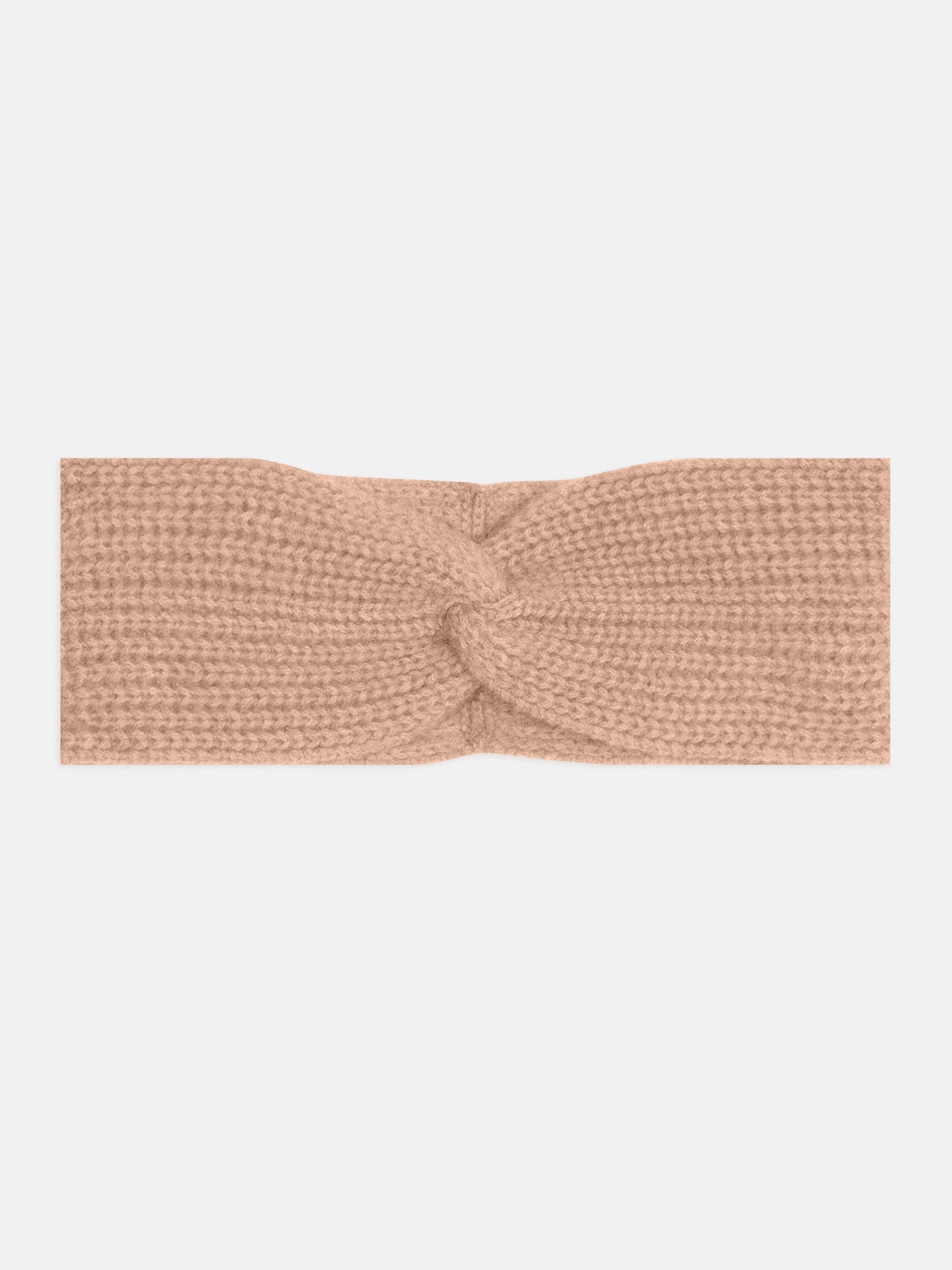 RISTO bandeau 8 fils camel chiné 100% cachemire