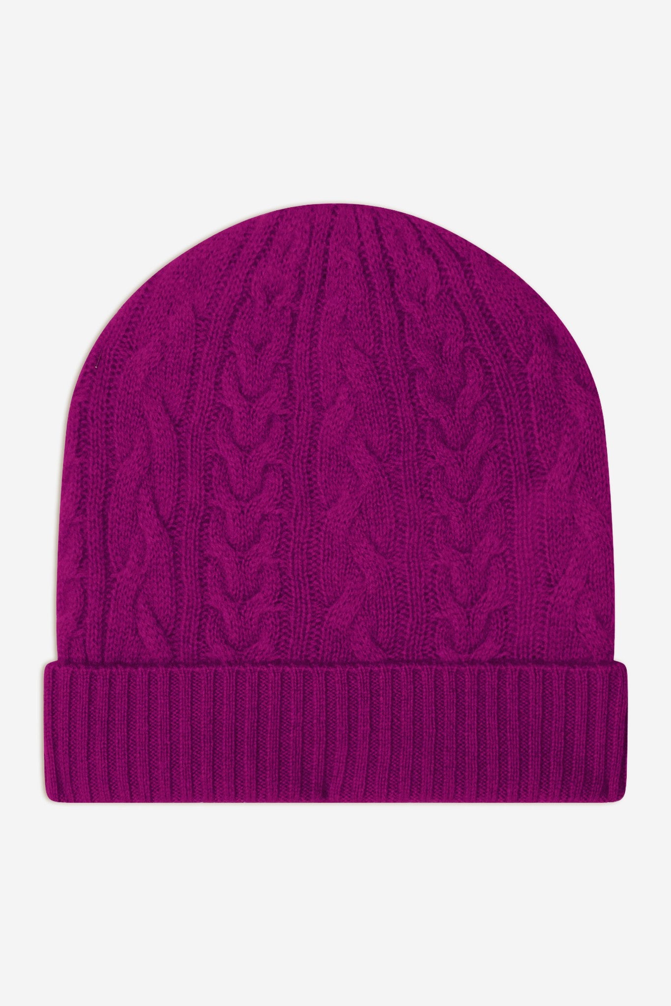 scott bonnet 4 fils violine 100% cachemire