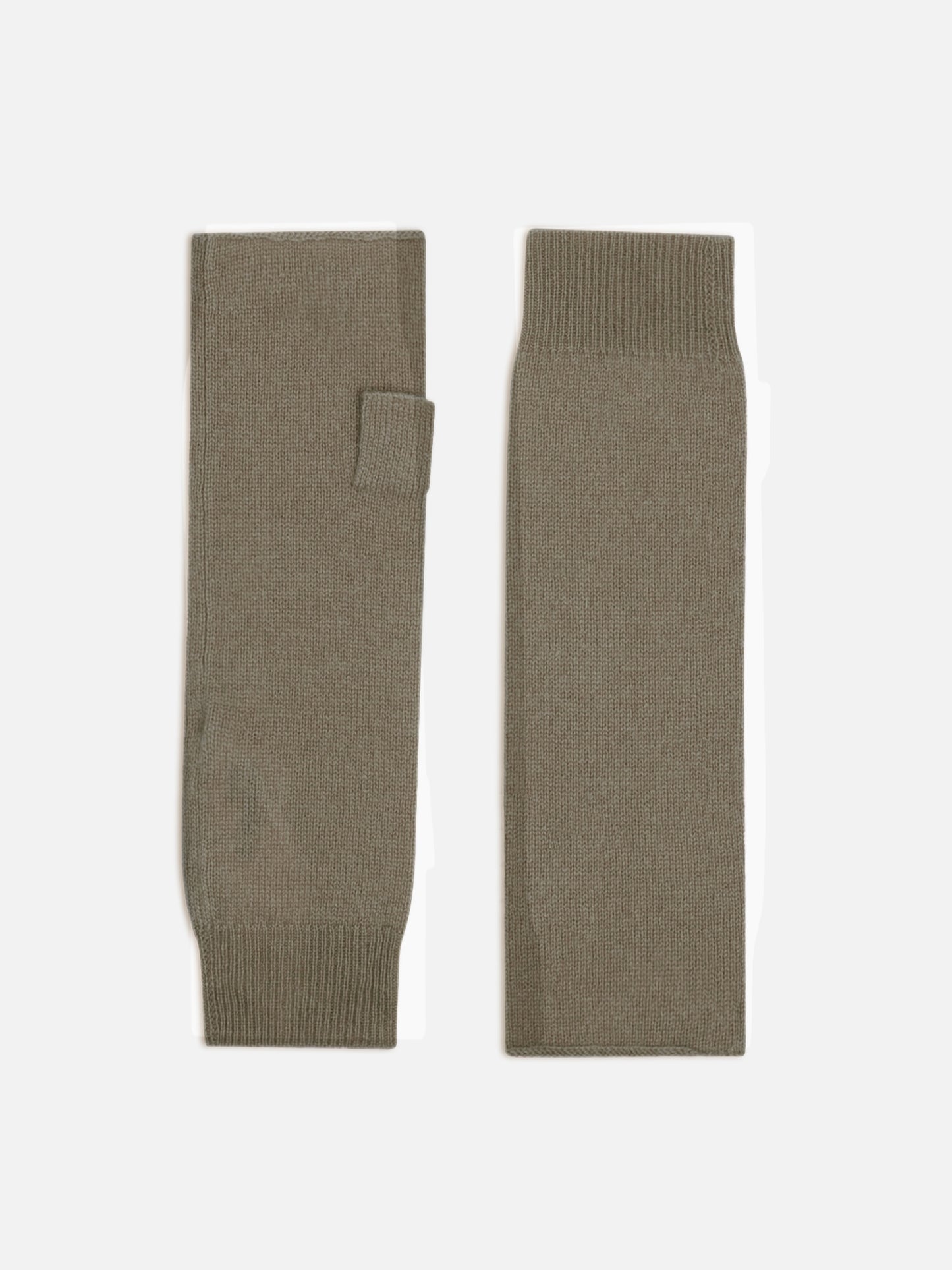 SERRE mittens army 100% cashmere