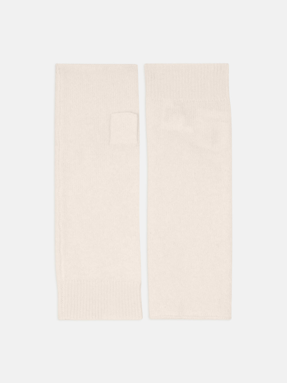 SERRE Handschuhe in Elfenbeinfarbe, 100 % Kaschmir