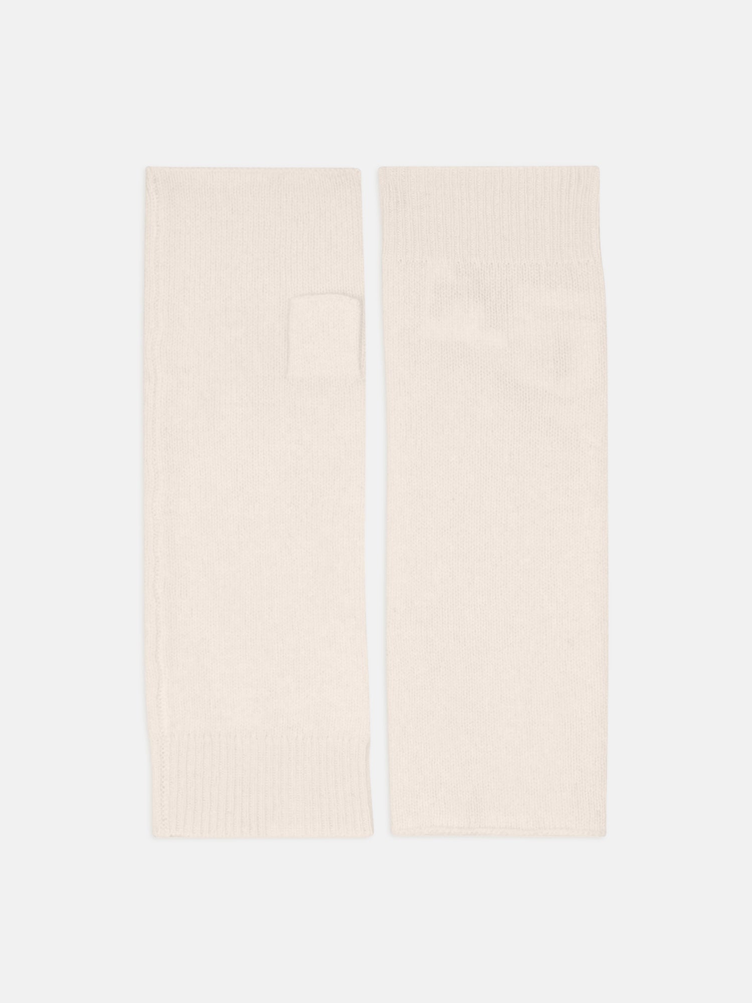 SERRE Handschuhe in Elfenbeinfarbe, 100 % Kaschmir