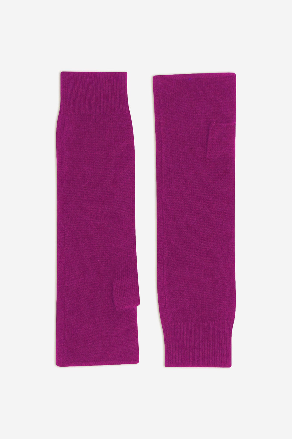 serre mitaines violine 100% cachemire