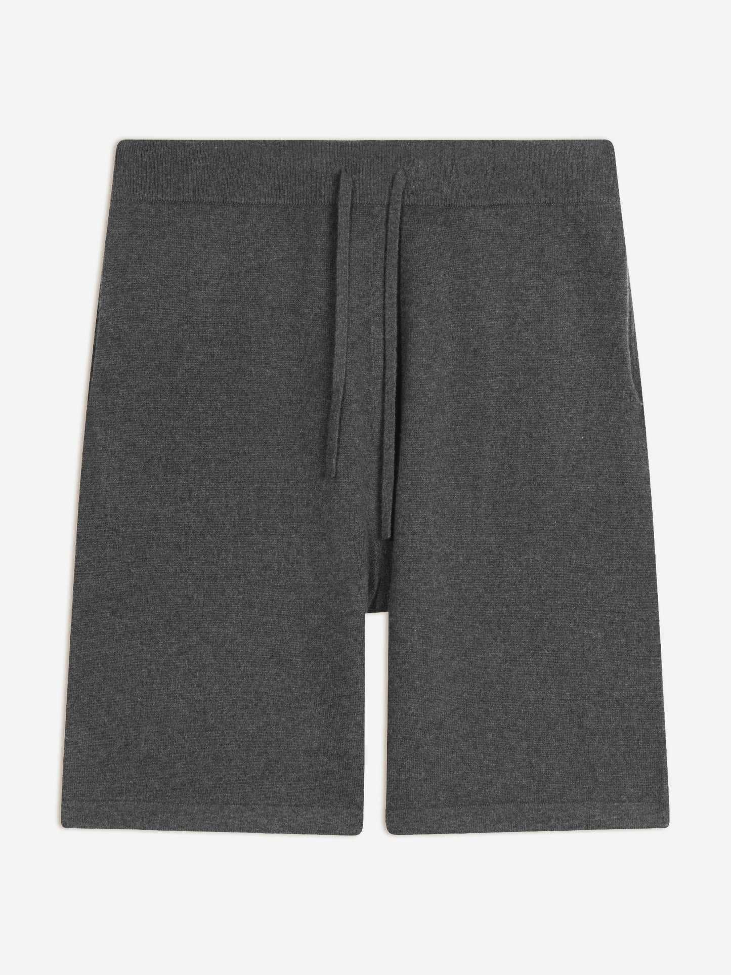 SOLINE shorts anthracite mottled 100% cashmere