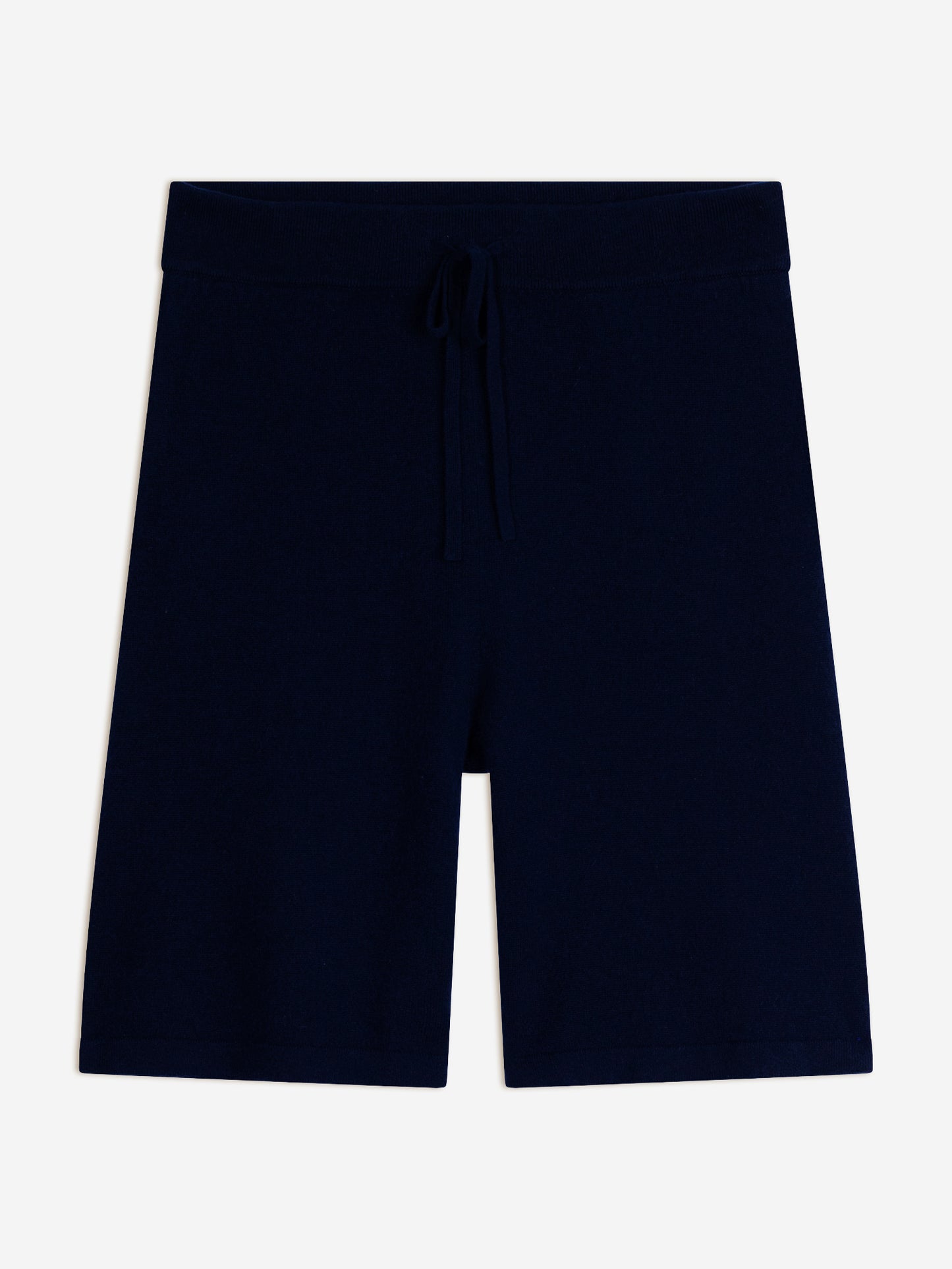 SOLINE short navy 100% cachemire
